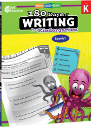 180 Days™: Writing for Kindergarten (Spanish)