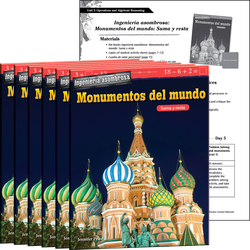 Ingeniería asombrosa: Monumentos del mundo: Suma y resta 6-Pack