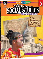 180 Days™: Social Studies for Third Grade