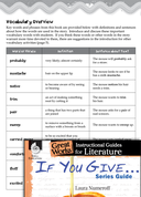 If You Give . . . Series Guide Vocabulary Activities