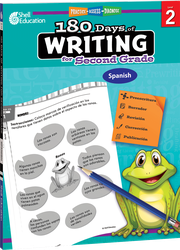 180 Days™: Writing for Second Grade (Spanish)