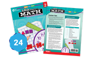 180 Days™: Math for Second Grade 24-Book Set